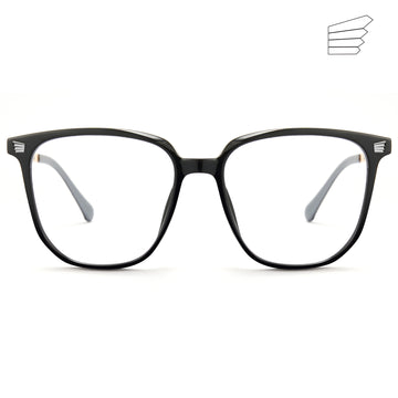 Cyxus Light Weight Blue Light Blocking Glasses Metal&TR90 Rectangle Frame with Anti Glare Eye Protection for Women and Men  8159T01 Wing